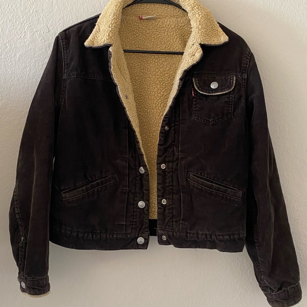 Levi's Cream Sherpa Jacket